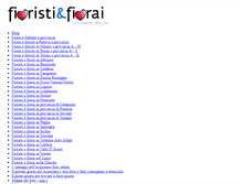 Tablet Screenshot of fioristiefiorai.com